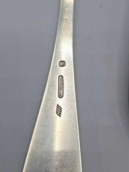 Silver cutlery set consisting of 6 place...