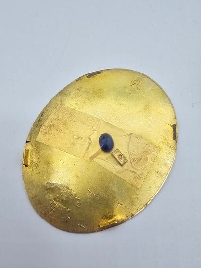 Importante broche-pendentif en vermeil de...
