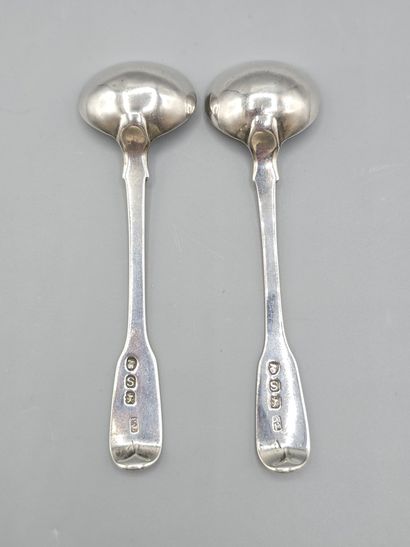 LONDRES 1833
Paire de cuillères en argent...