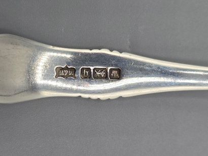 SHEFFIELD 1908
Silver fish service with 2...