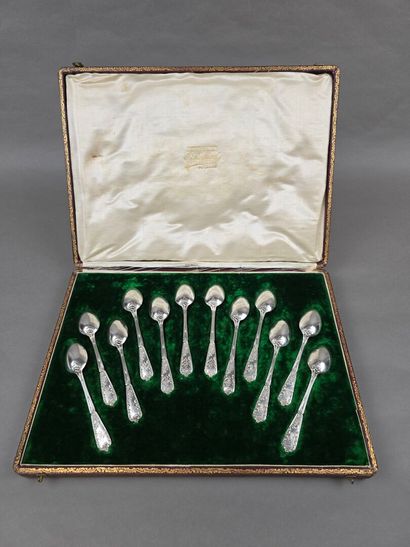Complete Louis XV-style silver tea/coffee...