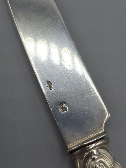 PUIFORCAT-MELLERIO 
Double set of knives...