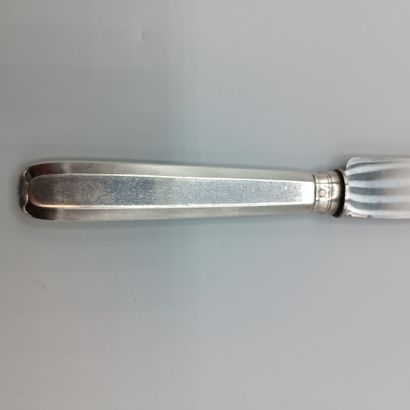 DOUTRE ROUSEL
Complete set of 12 table knives...