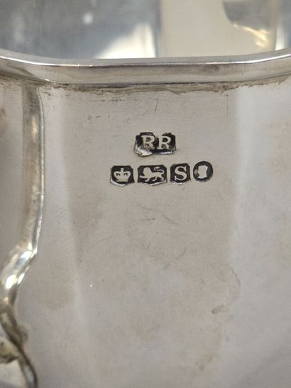 Silver tea and coffee set including a coffee...