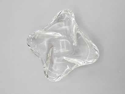 Cendrier / vide-poche en cristal.
Signature...