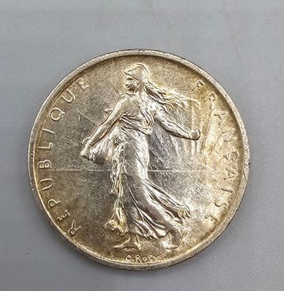 FRANCE. 
Lot de 19 pièces de 5 francs 