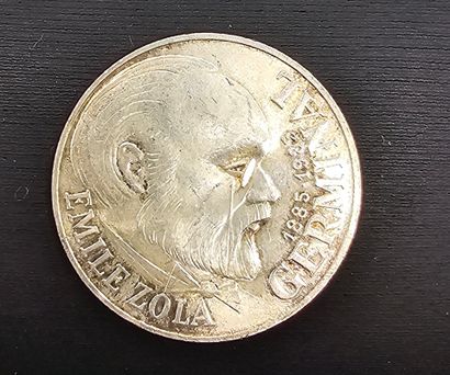 FRANCE.
2 pièces commémoratives de 100 francs...