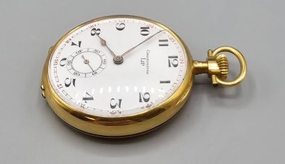 LIP Chronomètre
Montre de poche en or jaune...