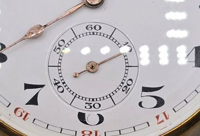 LIP Chronomètre
Montre de poche en or jaune...