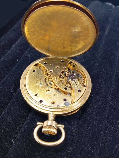 LIP Chronomètre
Montre de poche en or jaune...