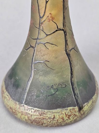 François-Théodore LEGRAS (1839-1916) 
Vase...