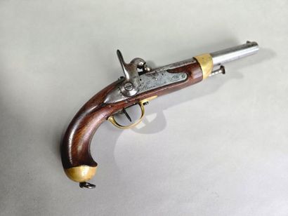 Pistolet d'arçon, modèle 1822 T-BIS.
Chiens...