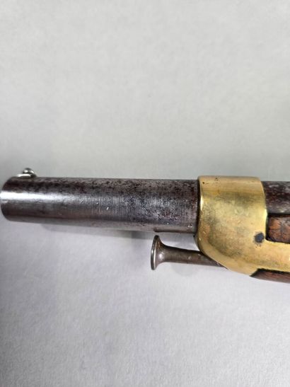 Pistolet d'arçon, modèle 1822 T-BIS.
Chiens...