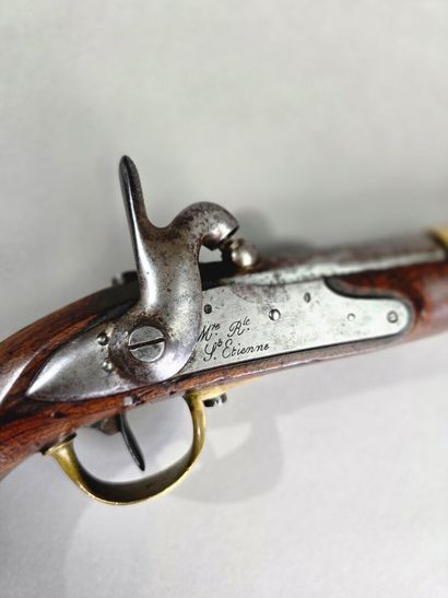 Pistolet d'arçon, modèle 1822 T-BIS.
Chiens...