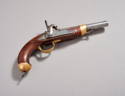 Pistolet d'arçon, modèle 1822 T-BIS.
Chiens...