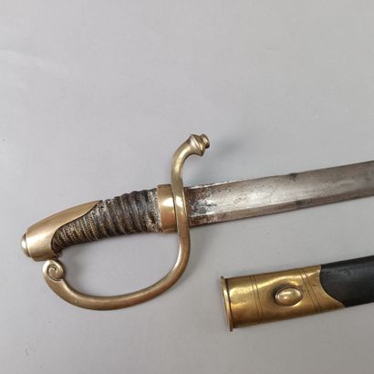 Sabre briquet de grenadier
Lame à pans.
Poignée...
