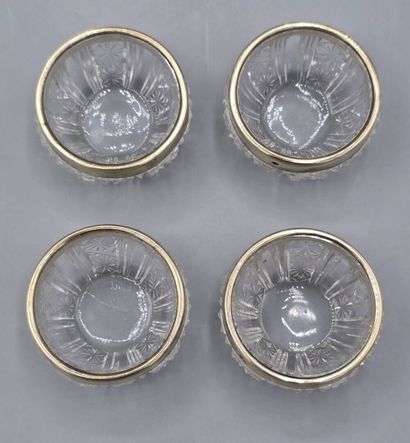 SAGLIER Frères
Serie de quatre salerons en...