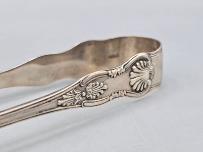 Pince à sucre en argent, modèle 