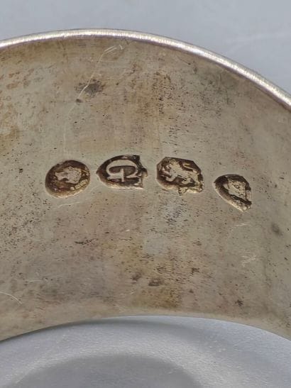 Pince à sucre en argent, modèle 