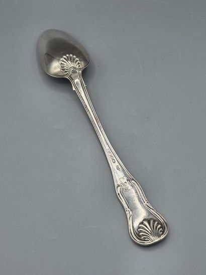 LONDRES, 1819
Cuillère à ragoût en argent,...