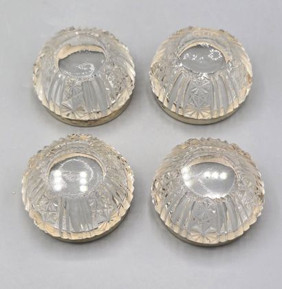 SAGLIER Frères
Serie de quatre salerons en...
