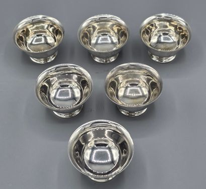 TIFFANY 
Suite de six coupelles (service...