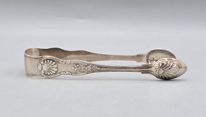 Pince à sucre en argent, modèle 