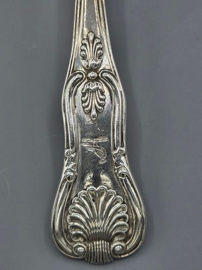LONDRES 1832 (Angleterre). 
Louche en argent,...