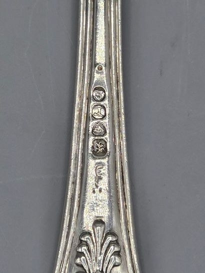 LONDRES 1832 (Angleterre). 
Louche en argent,...