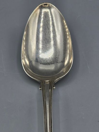 LONDRES, 1819
Cuillère à ragoût en argent,...