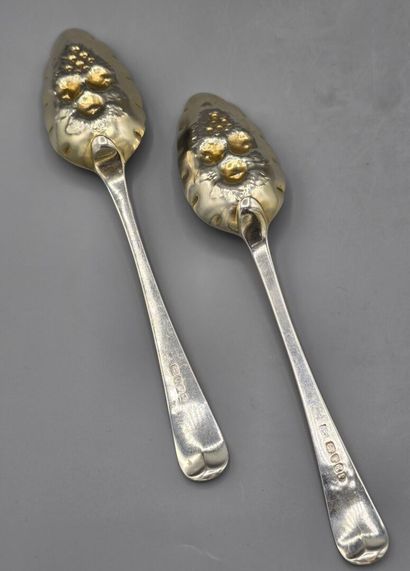 LONDRES 1801
Paire de grandes cuillères de...