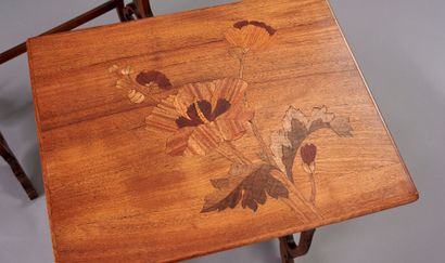 Émile GALLÉ (1846-1904)
Suite de 4 tables...
