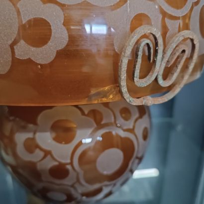 André DELATTE (1887-1953) - Nancy.
Lampe...