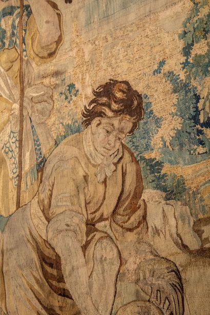 AUBUSSON 
Importante tapisserie en laine...