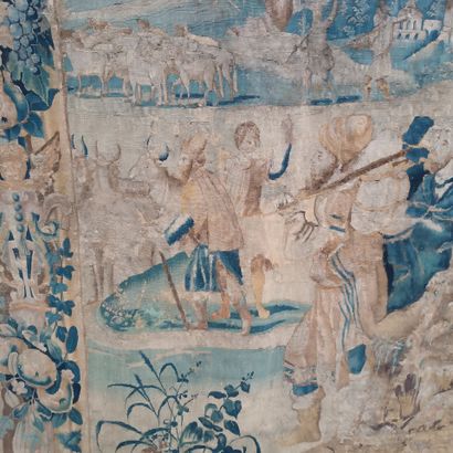 AUDENARDE/OUDENAARDE (?)
Fragment de tapisserie...