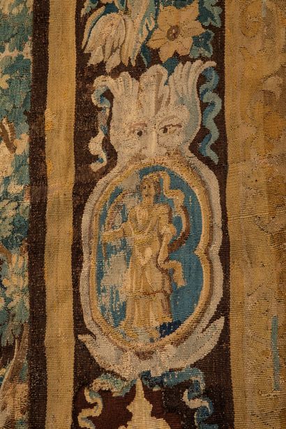 AUBUSSON 
Importante tapisserie en laine...