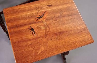 Émile GALLÉ (1846-1904)
Suite de 4 tables...