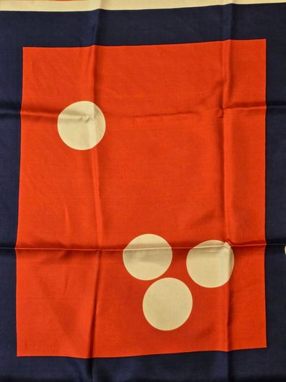Pierre BALMAIN
Silk twill square decorated...