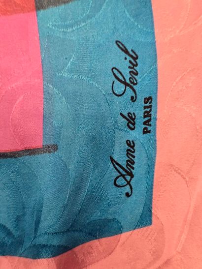Set of three silk scarves:
- Silk twill square...