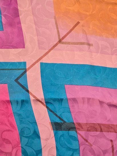 Set of three silk scarves:
- Silk twill square...