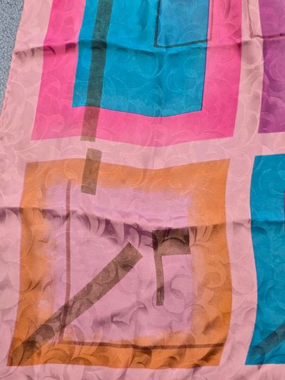 Set of three silk scarves:
- Silk twill square...