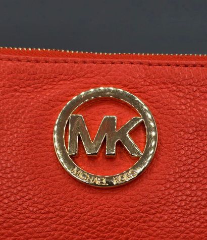MICHAEL KORS.
Rectangular orange leather...