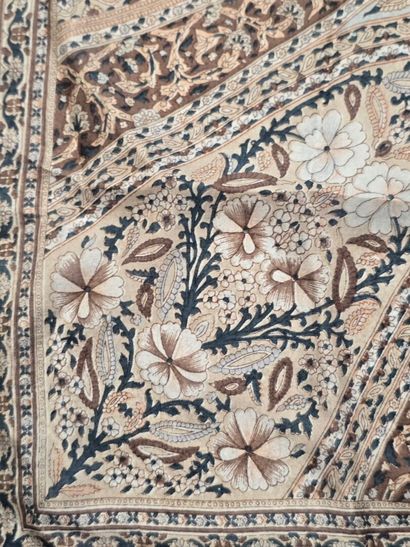 Set of three silk scarves:
- Silk twill square...