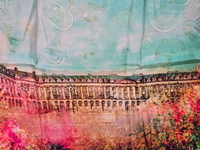 POIRAY
Silk square with rotating polychrome...