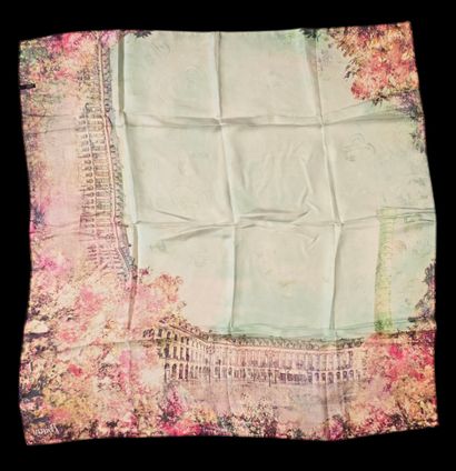 POIRAY
Silk square with rotating polychrome...
