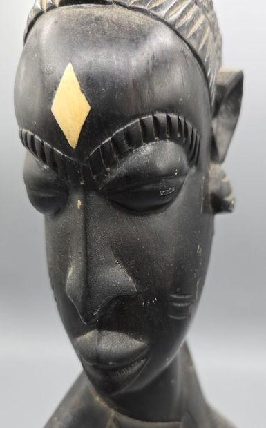 [ART AFRICAIN]
Lot de trois sujet en bois...