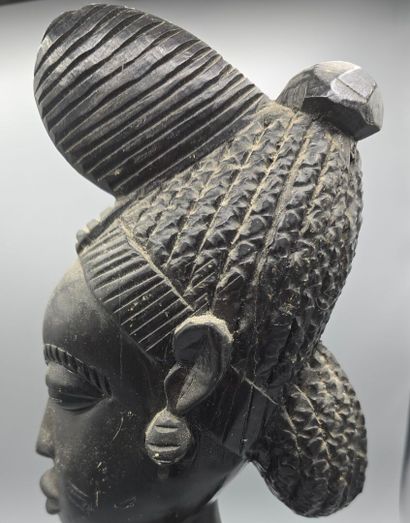 [ART AFRICAIN]
Lot de trois sujet en bois...
