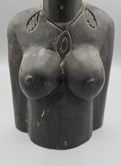 [ART AFRICAIN]
Lot de trois sujet en bois...
