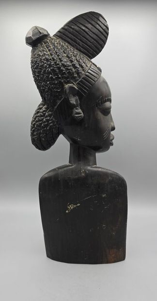 [ART AFRICAIN]
Lot de trois sujet en bois...
