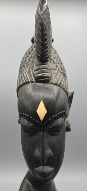 [ART AFRICAIN]
Lot de trois sujet en bois...